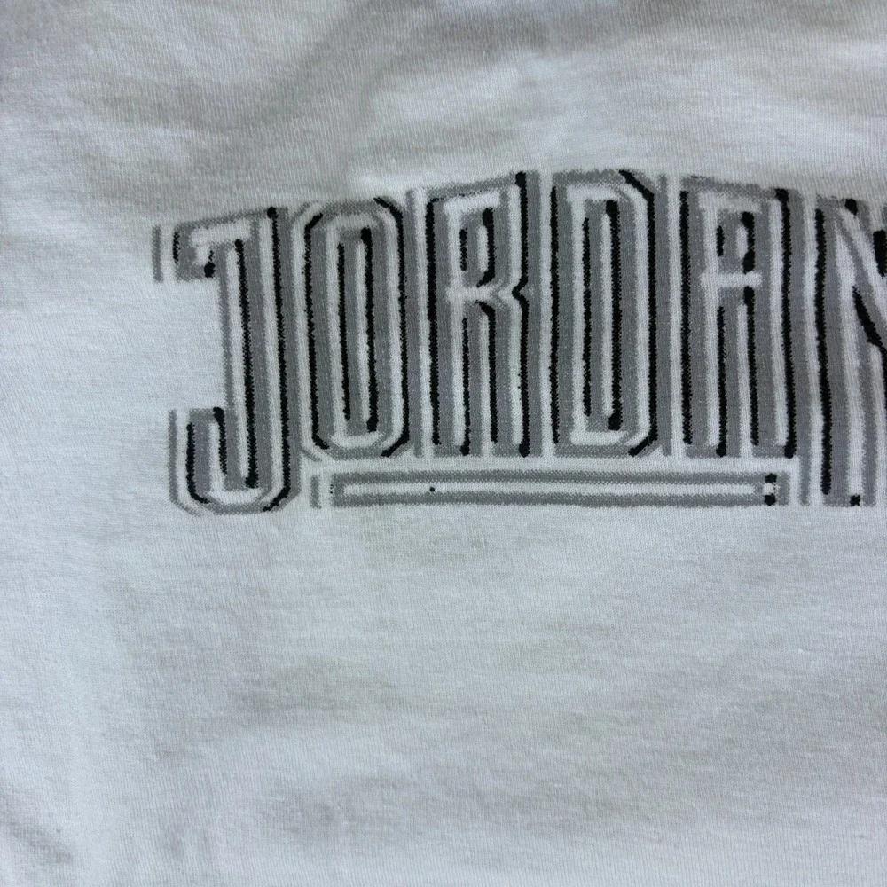 Jordan T-Shirt Mens Large White In Your Dreams In Your Nightmares Graphic Cotton